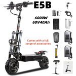 2026 TOURSOR E5B Uus T&auml;iskasvanute Elektriroller &ndash; 6000W Mootor, 60V 40AH, 11-tollised Maastikurehvid, Maastiku-Elektriroller E5B-6000W60V40AH-hh*