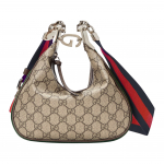 GUCCI Attache l&otilde;uend nahkdetailidega crossbody kott, &otilde;lakott v&auml;ike naiste beež Basic Set (Bag + Dustproof Bag) beež