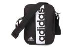 Adidas Pol&uuml;ester V&auml;ike Ruuduline Kott, &Otilde;lakott, Crossbody Kott Tavaline Unisex Must S99975