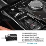 Ehtne kuiv s&uuml;sinikkiust k&auml;igukangi &uuml;mbris BMW X3 G45 M3 G80 2025 IX i20 2021-2025 i5 G60 5. seeria G60 2024 2025 LHD jaoks LHD Black Carbon / for IX I20 must