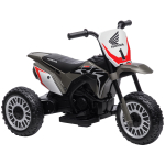 Elektriline motokross lastele litsentsiga Honda CRF450RL 3 ratast aku 6V lapsed 18-36 kuud hall 71 x 40.5 x 43 cm
