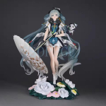 29cm Vocaloid Hatsune Miku 1/7 Shimian Maifu Versioon GSC T&uuml;drukute M&auml;nguasjad Jaapani Anime PVC Tegevuskuju M&auml;nguasi Kogutav Mudel Nukuke with box valge