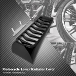 Mootorratta esipaneeli spoiler Alumine radiaatorikate Harley Softail Breakout FXBR Fat Boy Street Bob FLSTF 2018-2023 Must Chin Spoiler gray