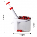 Kirsiseemnete eemaldamise masin Cherry Stone Picker Cherry Corer konteineriga k&ouml;&ouml;gividinad T&ouml;&ouml;riistad 1Pc