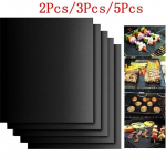 2tk/ 3tk/ 5tk korduvkasutatav Non Stick grillmatt k&uuml;psetusvaip 2Pcs
