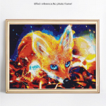 Teemantmaal &uuml;mmarguste kividega Loomade pildid kividega Teemanttikandid 20X30