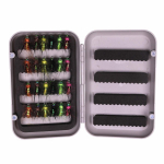 24 TK kalap&uuml;&uuml;gipeibutis #10 konks, s&auml;rav nahk, materjal, mesilase helmepea n&uuml;mf Spinner, kuivk&auml;rbsega putukate s&ouml;&ouml;t forell K&auml;rbsed kalap&uuml;&uuml;gi k&auml;rbsed Caddis