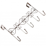 Eddya kott k&auml;ter&auml;tik mantel riidem&uuml;ts ukse kohal riidepuu 5 konksuga vannitoa riputatava nagi hoidja pronksi