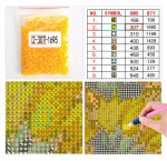 Huacani teemanttikandid 5D DIY teemantmaali haldjas pilt kividest t&auml;is teemant j&otilde;ulukingitus koju 30*40 cm