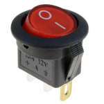 10 tk 4 v&auml;rvi 3 kontaktiga LED-valgustiga paadi klahvl&uuml;litid, auto SISSE/V&Auml;LJA klahvl&uuml;liti