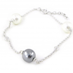 Les Tr&eacute;sors De Lily [F6439] - Bracelet Argent 'Pearl Beauty' hall