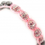 Les Tr&eacute;sors De Lily [J8711] - Bracelet ethnique 'Shambhala' rose Heleroosa