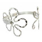 Les Tr&eacute;sors De Lily [P4810] - Bracelet bras cr&eacute;ateur 'Cleopatra' argent&eacute; - largeur 60 mm h&otilde;be