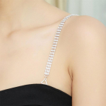 1paar seksikate kivist rinnahoidja rihmadega naiste metallist kristallist rinnahoidja &otilde;lapaeltega pesu tarvikud 11