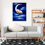 Loomade &uuml;mmargune teemantmaal sebra mosaiikpilt K&auml;sitsi valmistatud kivist teemanttikandid 20X30CM