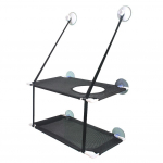 Puntos 20 kg kahekihiline lemmikloomakassid, aknale paigaldatav iminapp rippuv v&otilde;rkkiikvoodi must