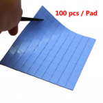 Computer Mall Conductive Pad Heatsink Silicone Thermal VGA IC GPU 100tk 10x10x0.5mm jaoks
