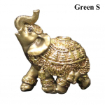 Elevandi kujukeste vaiguaed Miniatuurne k&auml;sit&ouml;&ouml;kingitus Kodu t&ouml;&ouml;lauakaunistus Live City Fashion Kodukaunistus S kuldne