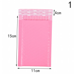 10X roosa mullikott Mailer plastikust polsterdatud &uuml;mbrikuga saatekoti pakend 1