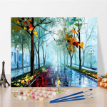 Kunst DIY Maalimine numbrite j&auml;rgi Digitaalne &otilde;limaal Hobid &Otilde;limaal Numbrite maalimine Kodukaunistus Teemantmaal 40x50cm no frame