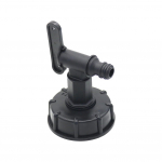 1 tk 2 x 3/4 keermega plastikust IBC paagi kraan 1000 l IBC kuni 1/2 (15 mm) adapteri aia kastmise &uuml;hendusklapi vooliku l&uuml;liti liitmikud