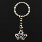 Mood Imperial Royal Crown 22x18mm ripats 30mm v&otilde;tmehoidja pronks h&otilde;bedane v&auml;rv meeste auto v&otilde;tmehoidja h&otilde;be