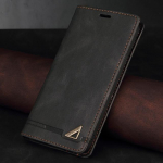 Flip PU nahast kaitsev telefoni&uuml;mbris Xiaomi Mi POCO F3 X3 NFC 10T Redmi Note 10 9 8 7 Pro 10S 9S 8T Redmi 9A 9C 8A 7A kaardipesa rahakoti tagakaas Redmi 7A must