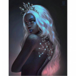 5D DIY Teemantmaaling Tumeda nahaga t&uuml;druk, ristpistete komplekt Mosaiik Teemanttikandid Roos T&auml;is&uuml;mmargune/ruudukujuline puur Kodukaunistus Round 20x30cm