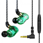 QKZ SK7 Dual Drive HiFi Juhtmega k&otilde;rvaklapid Super Bass k&otilde;rvaklapid Sport Peakomplekt Muusika K&otilde;rvaklapid M&uuml;rasummutus k&otilde;rvaklapid Xiaomi jaoks