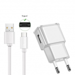 Samsung Feel 2 A51 A50 A70 A71 A10 A20 A91 S8 S9 note 10 20 A11 A01 A5 2017 Xiaomi Redmi telefoni laadija Adaptiivne kiirlaadimine EU USB laadimiskaabel valge