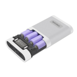 5V 2/4 pesa 5600mAh/10000mAh 18650 akukarbi &uuml;mbris DIY Power Bank laadija korpusega laadimis&uuml;mbris 2/4x18650 liitiumioonakude jaoks