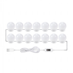 LED-meigipeeglivalgustid Smart Sensor Control Vanity Mirror Lights Vannitoa peeglivalgusti 14PCS
