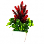 1 tk kunstlillede muru poti bonsai elutuba kontori aia lauakaunistus punane