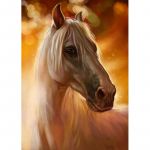 DIY Horse 5D Teemantmaal T&auml;isring puur Loom Teemanttikandid Ristpistes Mosaiik Komplektid Vaigust seina kunst Kodukaunistus Full Round 60x90CM