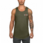 Muscleguys Sports TANK TOP meeste suvine kiiresti kuivav hingav stretch slim jooksutreening fitness I-kujuline vest varrukateta vest M must