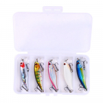5tk/karp, uppuvad Minnow s&ouml;&ouml;daga kalap&uuml;&uuml;gi landid 6cm-4,3G 10# Jerkbait landi voblerid kunstlik k&otilde;va s&ouml;&ouml;daga ahvena Pesca