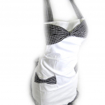 Les Tr&eacute;sors De Lily [R7692] - Disainer p&otilde;ll 'H&ocirc;tesse' must valge - 70x68 cm must