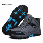 Meeste matkasaapad Veekindlad lumesaapad Nahast tossud Meeste v&auml;lisspordijalatsid, suur suurus 39-47 45 sinine/hall v&auml;rv