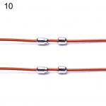 DYS 2tk Unisex Lazy Elastic No Tie Round Shoe asenduspaelad kohv