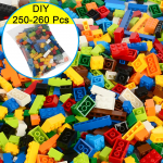 Massi isetegemise ehitusplokist laste m&auml;nguasjad 250 PCS Boy