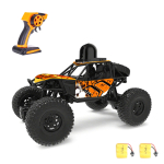Kaugjuhtimispuldiga auto kaameraga 720P FPV 1/22 2,4 GHz Off Road Trucks 4WD ronimisautode m&auml;nguasjad Kingitused 2 battery oranž