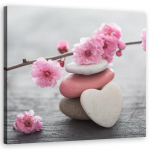L&otilde;uenditr&uuml;kk Zen Cherry Blossom Heart Stone 30x30 roosa
