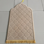 Pehme palvematt moslemitele ramadaanile, libisemiskindel flanell kummardamiseks polsterdatud vaip Kaasaskantavad reljeefsed p&otilde;randavaibad Kodupalve reisivaip 65X110CM