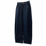 Johnature Winter Vintage Jaapani paksud teksap&uuml;ksid vabaaja matemaatika t&auml;ispikkuses vabad taskud naiste p&uuml;ksid S tumesinine v&auml;rv