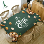 Egg Bunny Print laudlina H&auml;id lihav&otilde;tteid Laudlinapidu T&auml;nup&uuml;ha J&otilde;ulupidu Laua P&uuml;hadekaunistused Aksessuaarid 40x70cm15x27inch