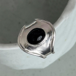 Foxanry mustast ahhaadist mansetis&otilde;rmused naistele Paarid Vintage isikup&auml;ra Hip Hop S&uuml;nnip&auml;evapeo Ehted Aksessuaarid Kingitused 17mm h&otilde;be