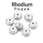 200 tk/partii 7mm kuusnurkne kuldne CCB plastikust rattaga &uuml;mmargused helmed lahtised vaher&otilde;ngad k&auml;ev&otilde;ru kaelakee jaoks. DIY ehete leidmine