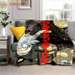 Tol korral kehastusin uuesti limateks Tekid Anime Reinkarneeritud lima tekid Flanelltekk Diivani tekk Toa sisustus 75x90cm