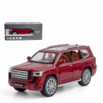 1/24 Scale Toyota LAND CRUISER LC300 linnamaasturi mudel automudel sulamist metallist m&auml;nguasjad heli ja valgusega tagasit&otilde;mmatavad kingitused lastele 1/24-20.7x9.3x8.3cm punane