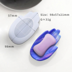 Uus k&auml;sitsi peopesa kujuga betoonist k&uuml;&uuml;nlahoidja silikoonvormid isetegemine tsementkrohvist ehete vitriin vorm seebin&otilde;u Vaigu epoks&uuml;vorm A